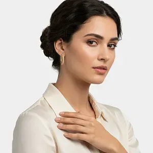 Cartier Серьги Etincelle de hoop earrings, medium model, paved - фото 2