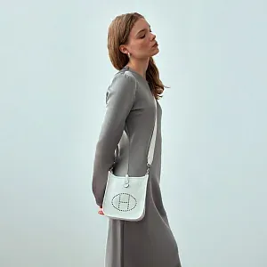 Hermès Сумка Evelyne Mini 16 New White Clemence Palladium Hardware - фото 2