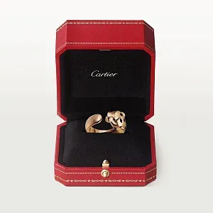 Cartier Кольцо средняя модель Panthere de Pink Gold - фото 4