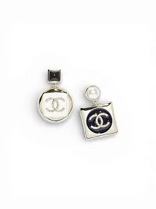Chanel Серьги-клипсы с подвесками - фото 1