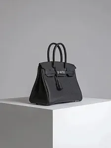 Hermès Cумка Birkin 30 Black Togo Palladium Hardware - фото 4