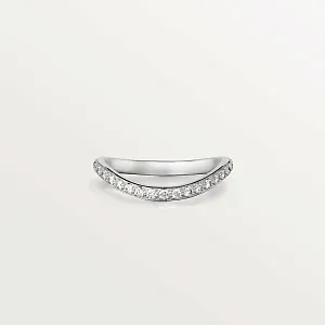 Cartier Обручальное кольцо с бриллиантовым паве Trinity Ruban 2мм - фото 1