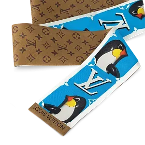 Louis Vuitton Шелковая лента Animogram Pingoo - фото 4