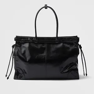 Prada Сумка большого размера из кожи Black - фото 5