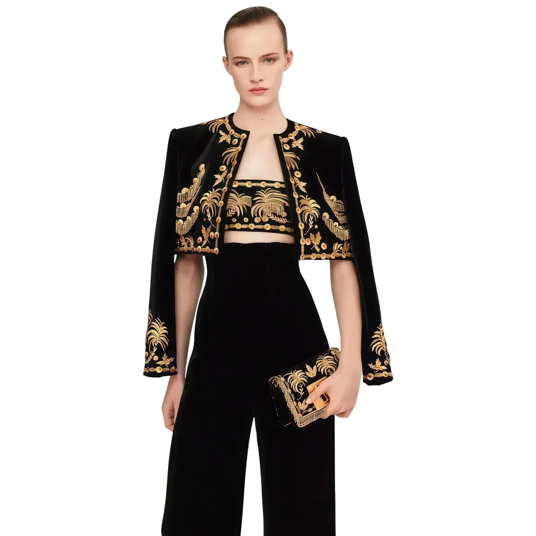 Schiaparelli Клатч Pochette Chaine Bijoux Trou De Serrure - фото 2