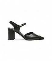 Chanel Кожаные слингбэки Black - фото 1