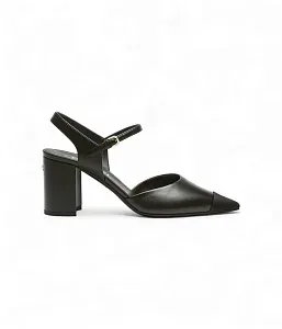 Chanel Кожаные слингбэки Black - фото 1
