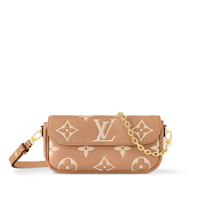 Louis Vuitton Мини-сумка Ivy на цепочке Arizona/Creme - фото 1