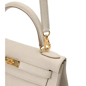 Hermès сумка Kelly 28 Beton Togo Ghw - фото 3