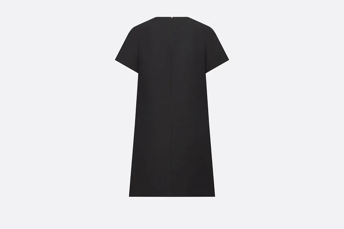 Dior Прямое черное платье Black - фото 2