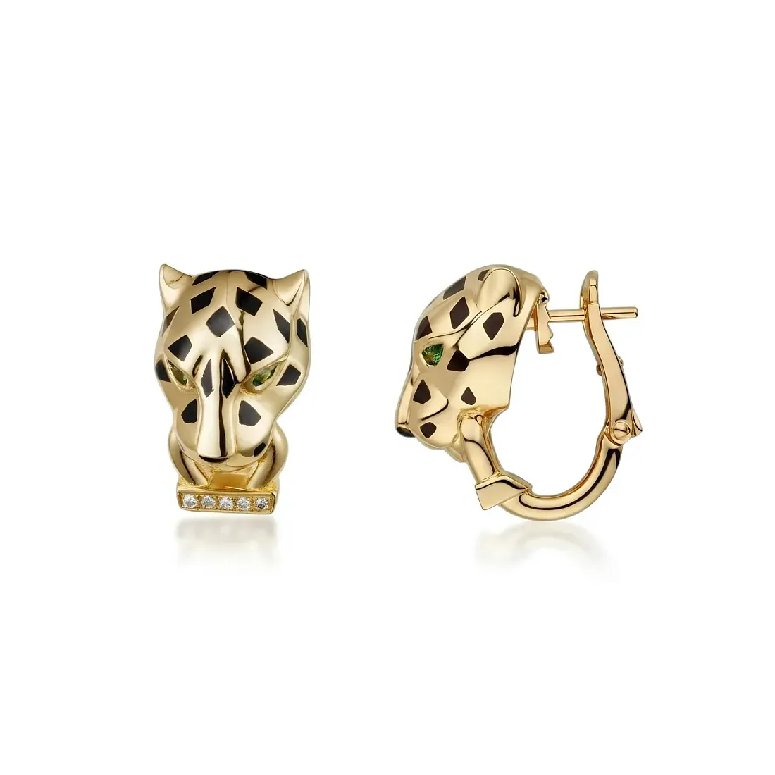 Cartier Серьги Panthere de earrings, diamonds - фото 3