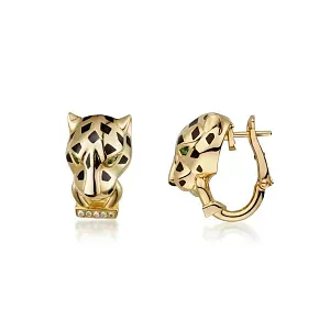 Cartier Серьги Panthere de earrings, diamonds - фото 3