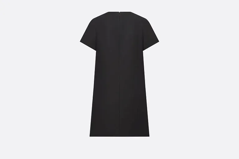 Прямое черное платье Dior Black - фото 2