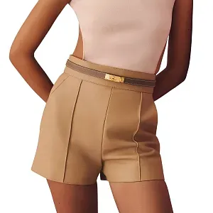 Hermès Ремень Kelly 18 Etoupe / Or Jaune - фото 2