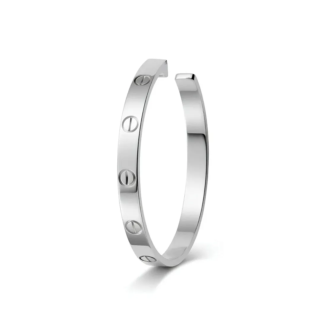 Cartier Серьги Love hoop earrings, large model White - фото 3