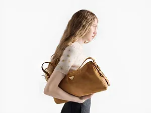 Prada Сумка большая Aimee Cinnamon - фото 2