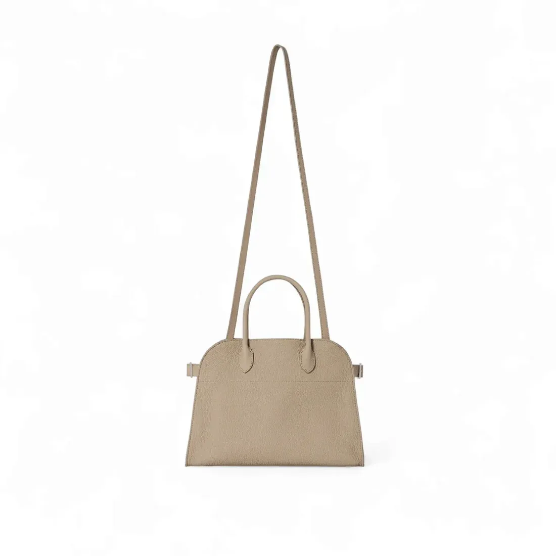 The Row Сумка Soft Margaux 12 из кожи Dark Taupe - фото 5