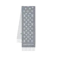 Louis Vuitton Шарф All About Monogram Light Grey - фото 1