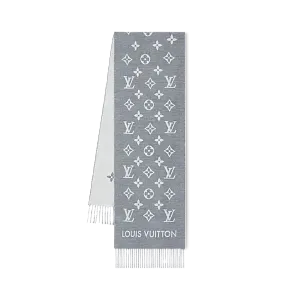 Louis Vuitton Шарф All About Monogram Light Grey - фото 1