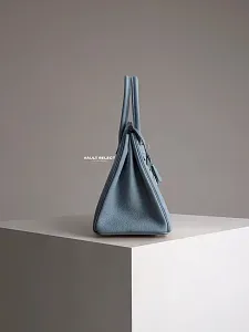 Hermès Сумка Birkin 30 Gris Pantin Togo Palladium Hardware - фото 5