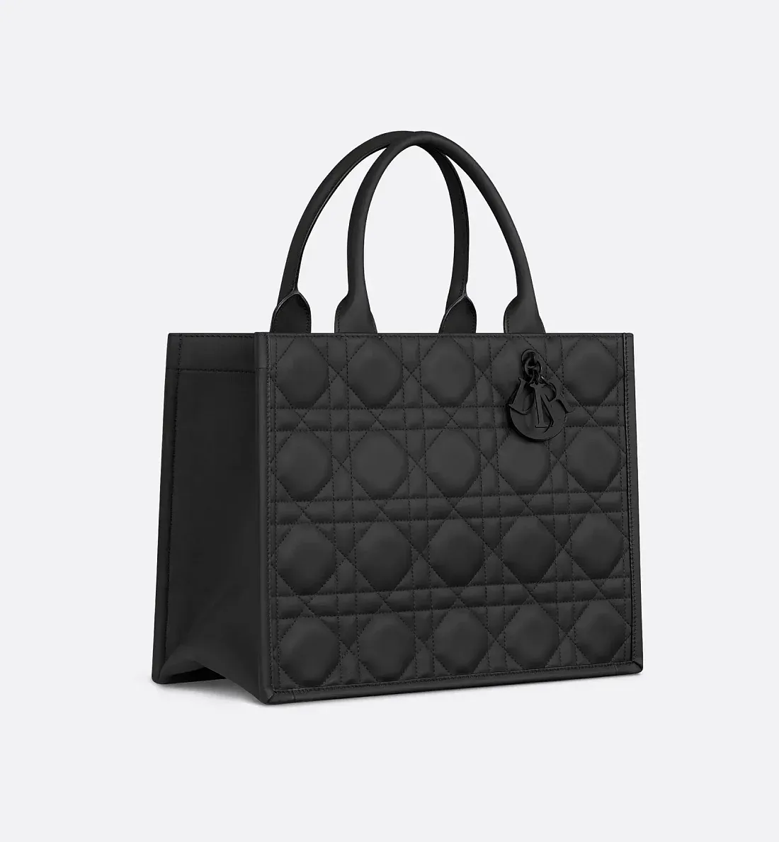 Dior Сумка Book Tote ultra-matte black calfskin среднего формата - фото 2
