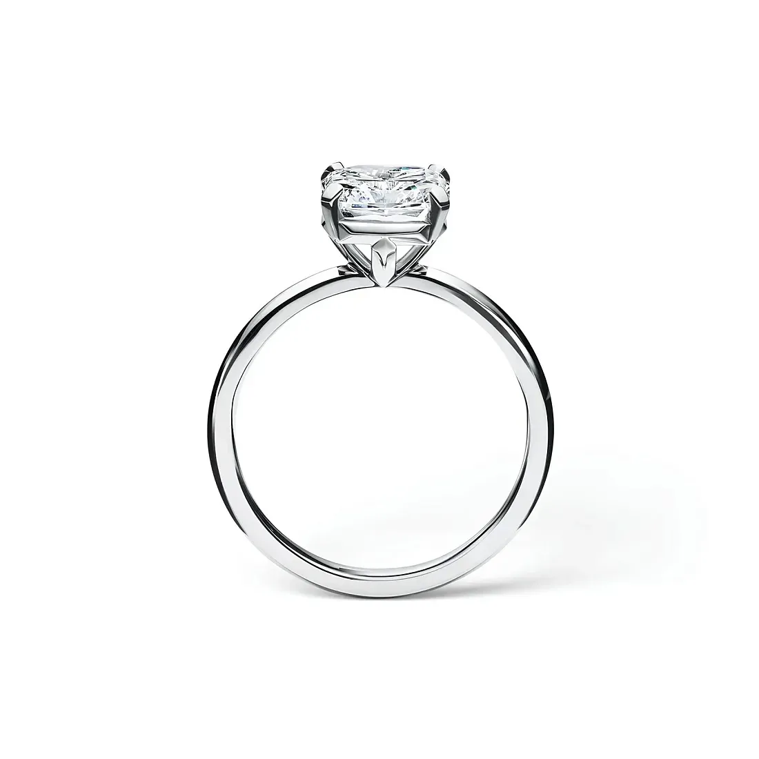 Tiffany & Co. Помолвочное кольцо True Engagement Ring with a True Diamond in Platinum - фото 4