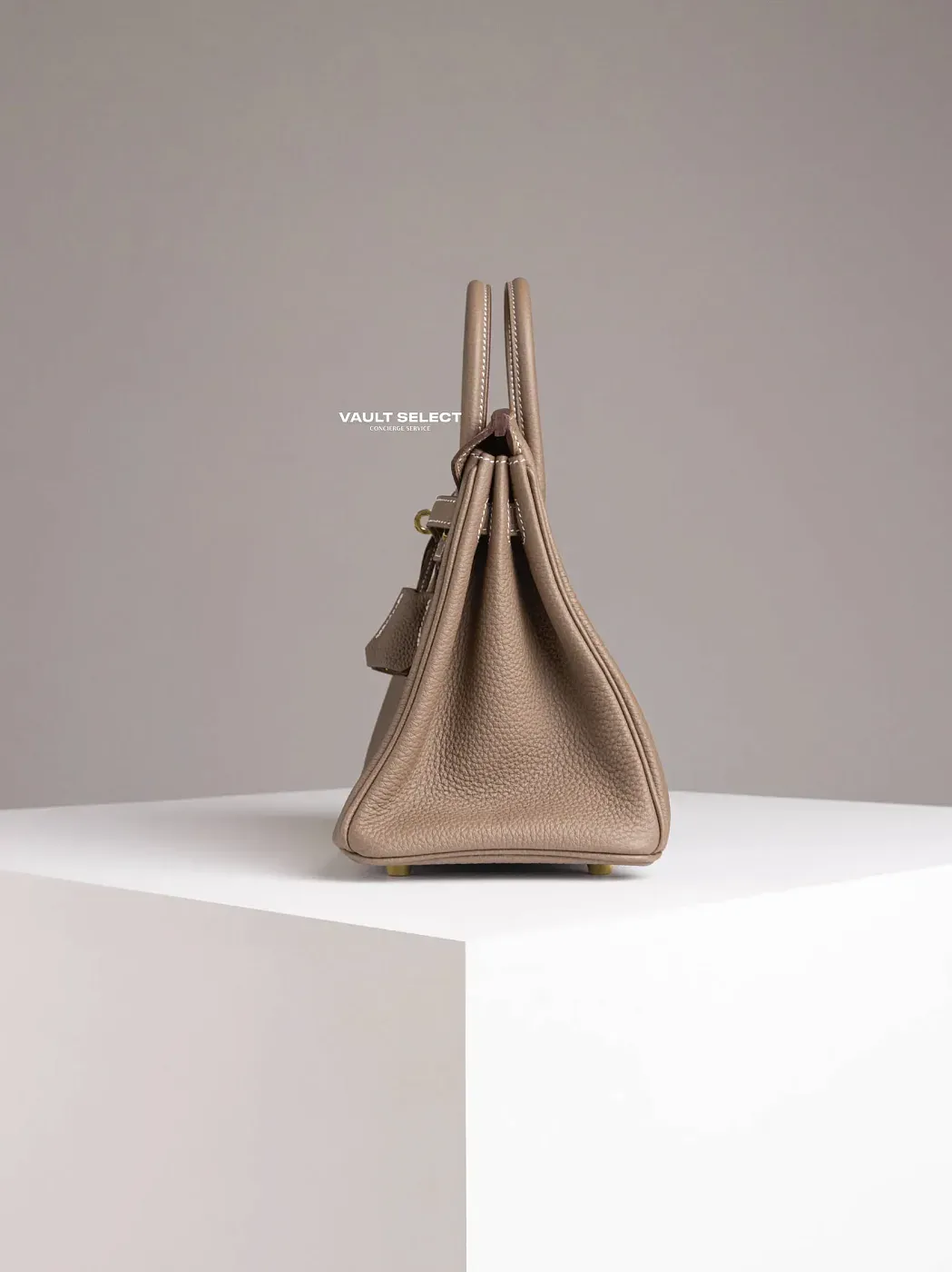 Hermès Сумка Birkin 25 Etoupe Togo Gold Hardware - фото 9