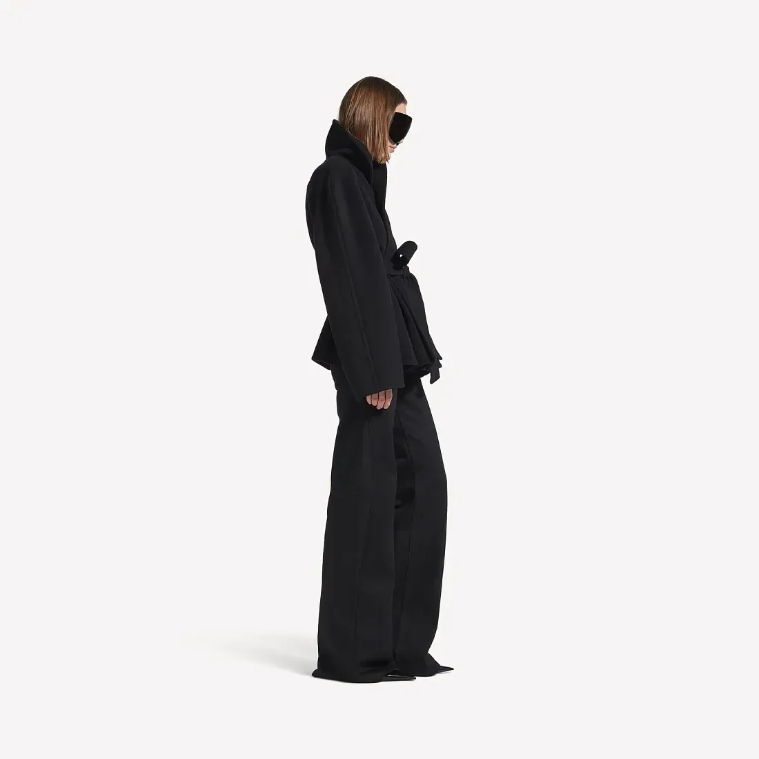 Balenciaga Пальто-накидка - фото 3