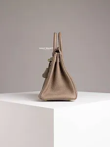 Hermès Сумка Birkin 25 Etoupe Togo Gold Hardware - фото 9