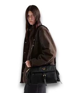Prada Сумка Explore large Re-Nylon shoulder with flap - фото 2