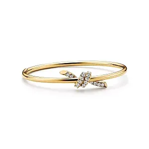 Tiffany & Co. Браслет Knot Wire Bangle Yellow Gold - фото 1