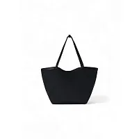 The Row Сумка Park Tote Three Canvas Black из хлопка и кожи Black / Black / Blue - фото 1
