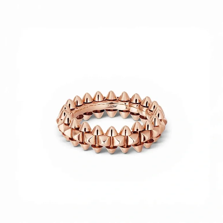 Кольцо Cartier Clash de Cartier Small Ring Men Rose Gold - фото 1