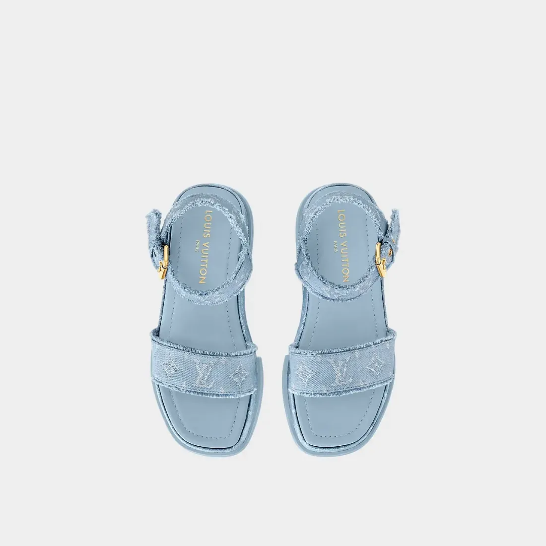 Louis Vuitton Босоножки Maya Platform Light Blue - фото 2