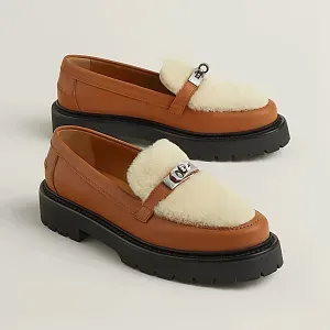 Hermès Лоферы Icone Naturel / Ecru - фото 4