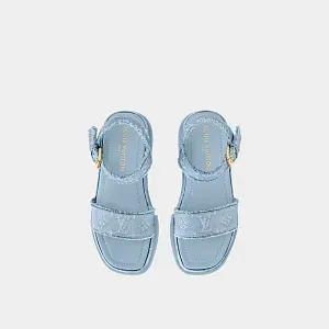 Louis Vuitton Босоножки Maya Platform Light Blue - фото 2