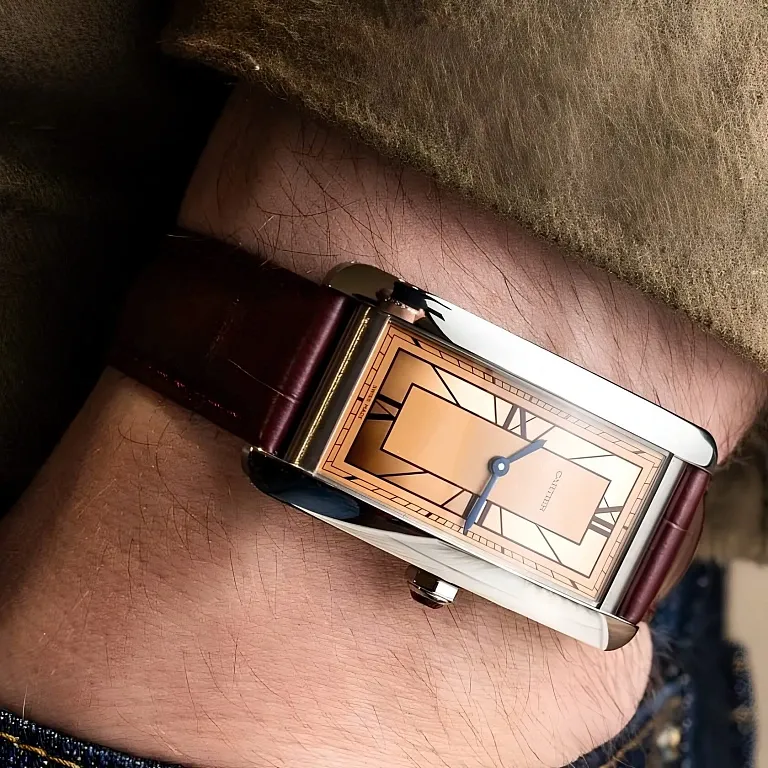Часы Tank Americaine watch Cartier Men - фото 2
