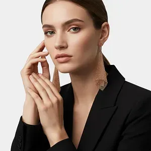 Tiffany & Co. Cерьги Elsa Peretti Mesh Earrings Yellow Gold - фото 2