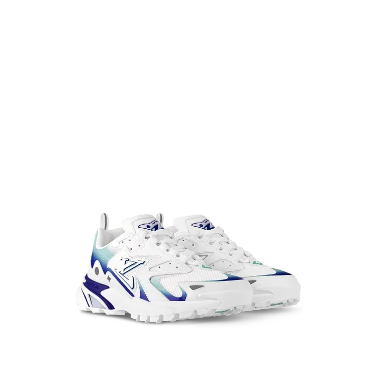 Кроссовки LV Runner Tatic Louis Vuitton Blue - фото 1
