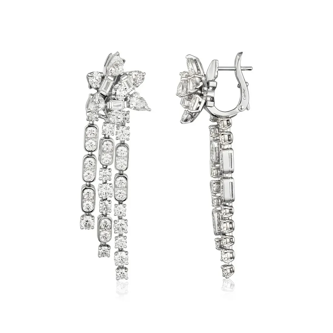 Cartier Серьги Diamond Collection earrings, diamonds - фото 7