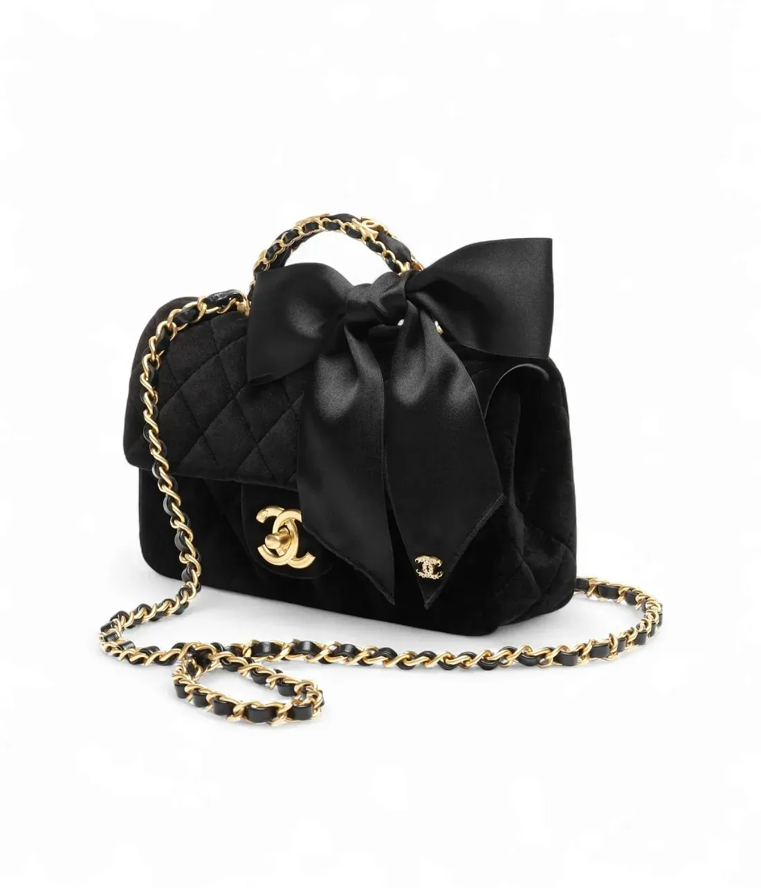 Chanel Мини-сумка с ручкой сверху Flap - фото 2