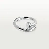 Cartier Кольцо Juste Un Clou с бриллиантами White Gold - фото 1