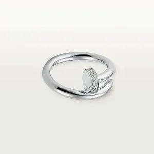 Cartier Кольцо Juste Un Clou с бриллиантами White Gold - фото 1