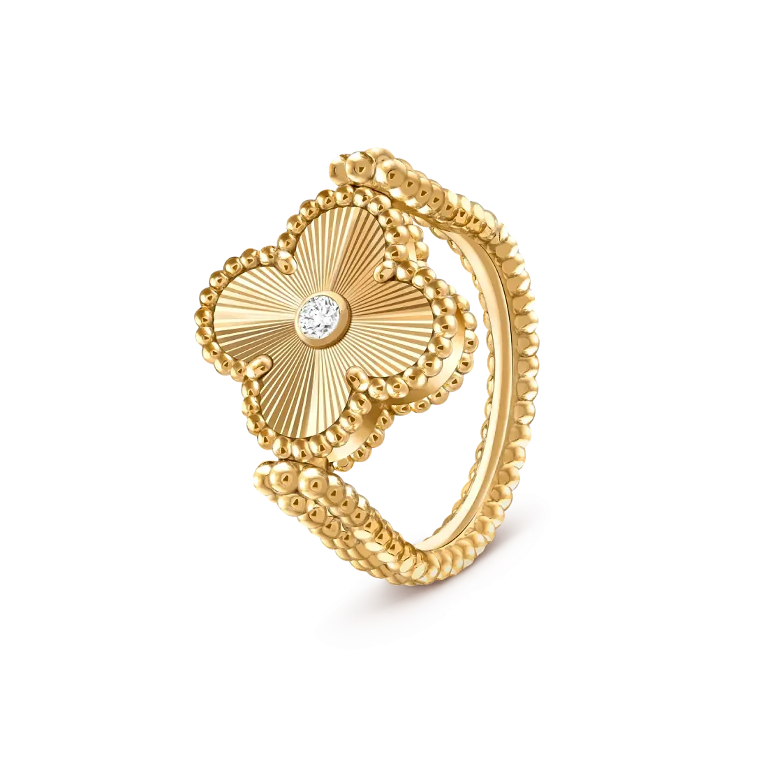 Van Cleef & Arpels Реверсивное кольцо Vintage Alhambra - фото 3