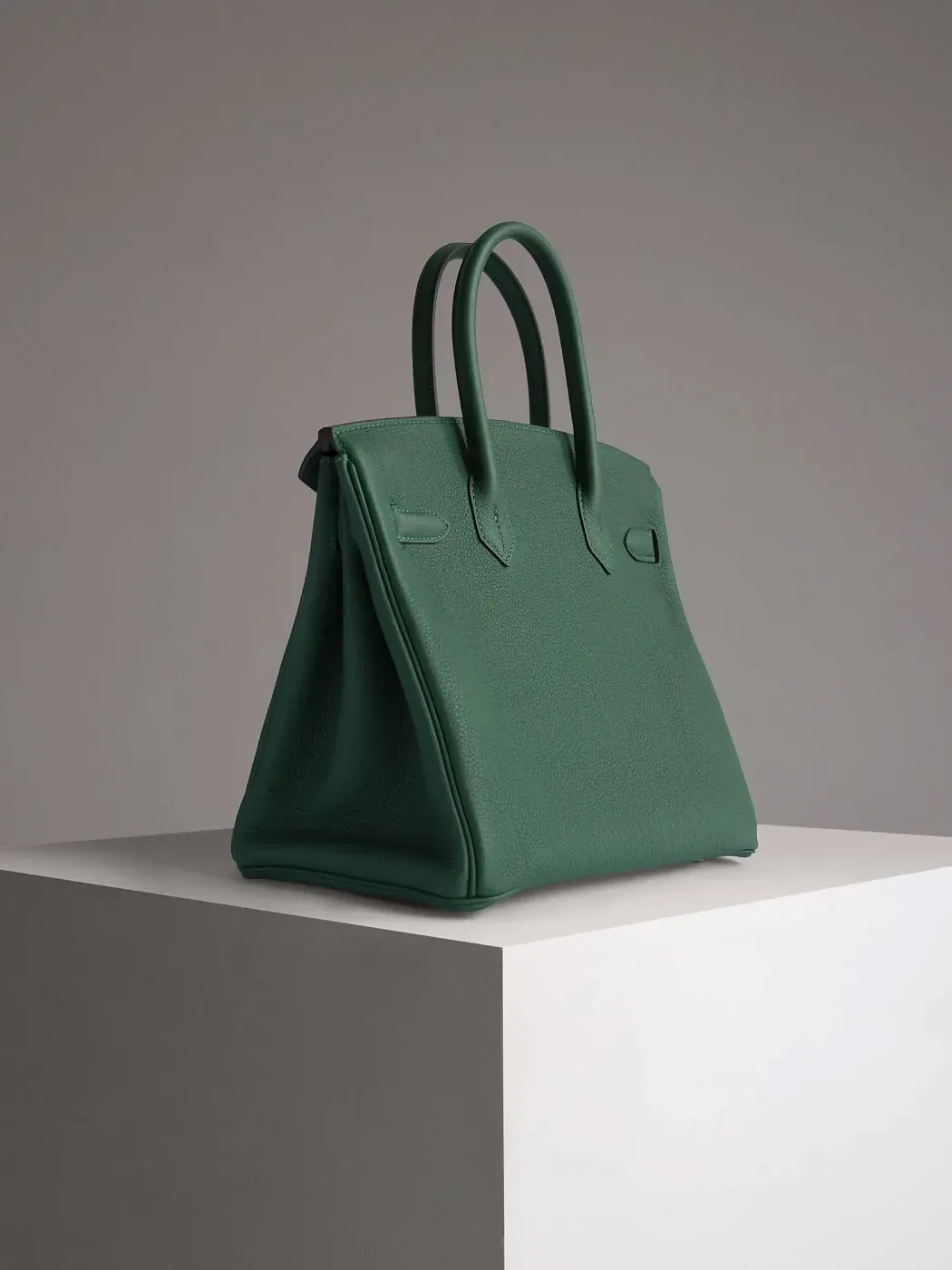 Hermès Сумка Birkin 30 Vert Moyen Togo Gold Hardware - фото 8
