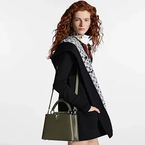 Louis Vuitton Сумка Capucines BB Khaki - фото 4