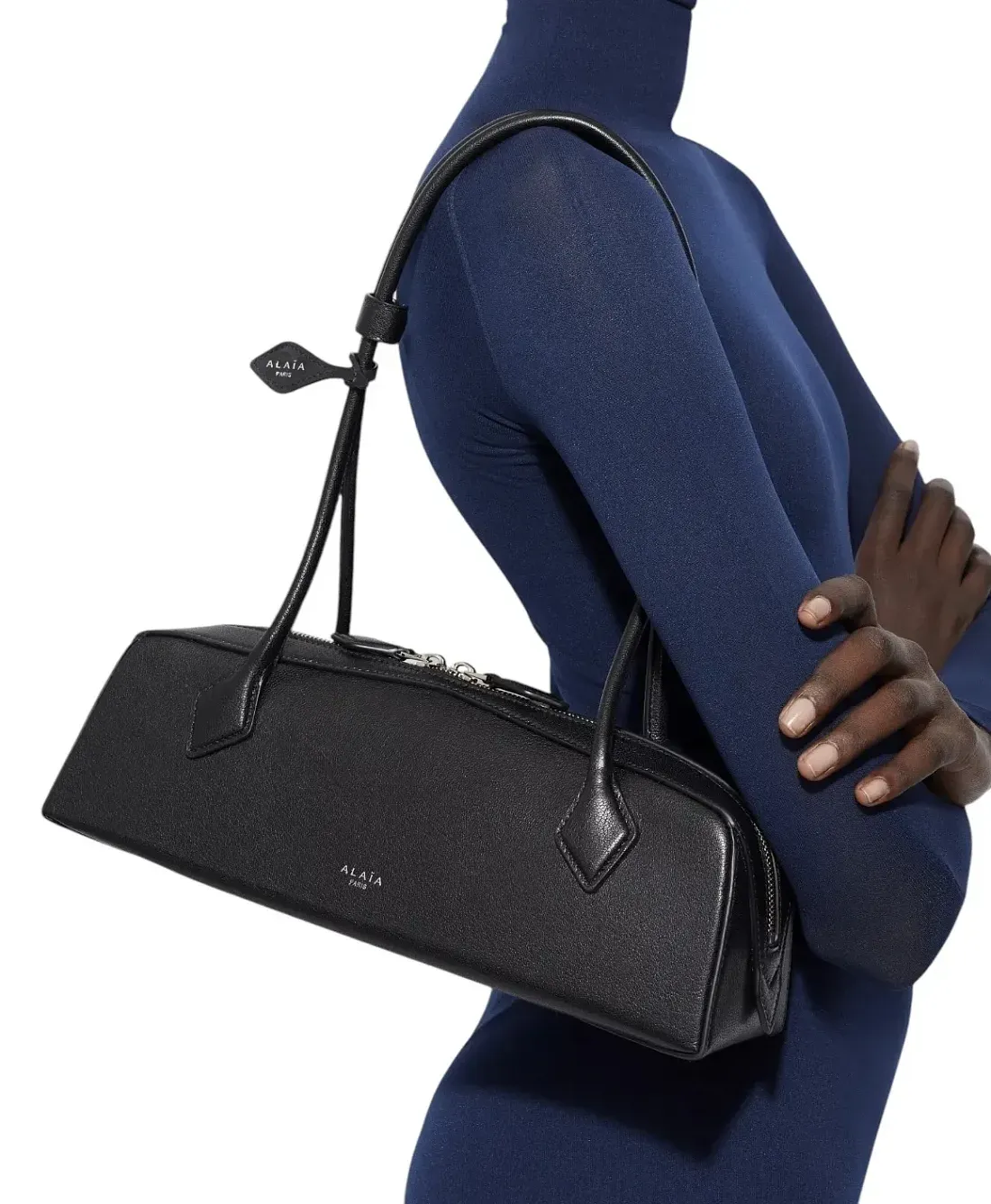 Alaïa Сумка Le Teckel Medium Black - фото 2