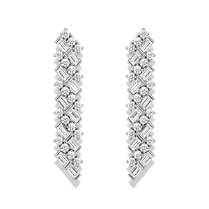 Cartier Серьги Reflection de earrings, diamonds - фото 1