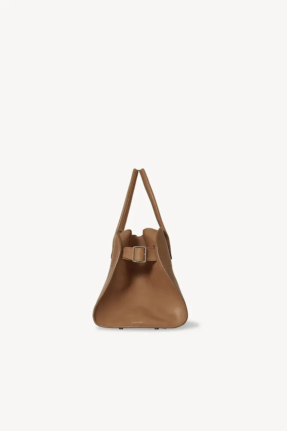 The Row Сумка EW Margaux из кожи French Beige - фото 4