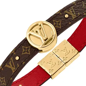 Louis Vuitton Двухсторонний браслет Circle Monogram Rouge - фото 4